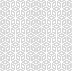 Geometric grid pattern. Vector abstract seamless pattern.