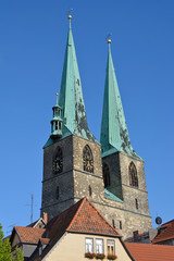 St. Nikolai, Quedlinburg, Welterbestadt, Sachsen-Anhalt, Deutschland