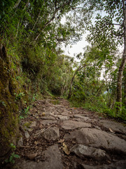 Inka Trail with rough road