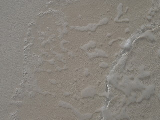 Sea water and white sand in Maldives