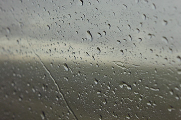 rain drops on window