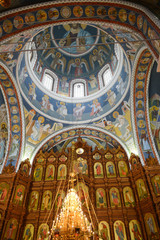Fototapeta na wymiar NIZHNY NOVGOROD, RUSSIA - JUNE 09, 2018: Alexander Nevsky Cathedral