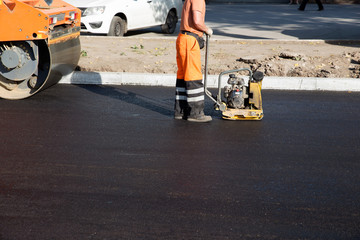 Team pave the roadway