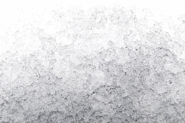 Abstract background of a melting snow