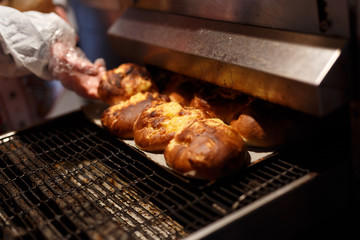 Baked pies on grill © Simona Grigorescu