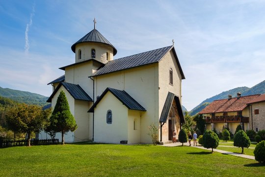 Church of the Assumption of the Virgin Mary, Moraca Monastery, near Kolasin, Montenegro, Europe
