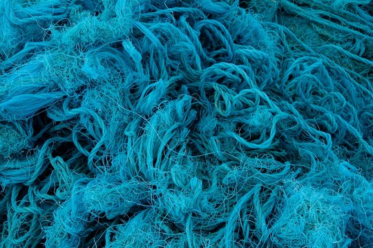 Detail, washed up fishing net, Sylt, North Frisian island, Schleswig-Holstein, Germany, Europe