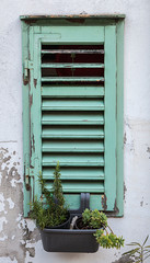 Fototapeta na wymiar old shutters