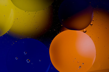 Space or planets universe cosmic abstract background. Abstract molecule atom sctructure. Macro shot...
