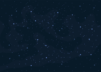 Vector background with space and stars. Vector illustration.