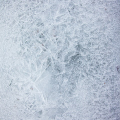 Grey Ice Texture Background with Crystal Surface