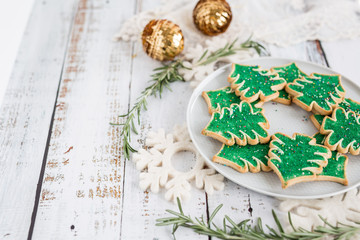 Christmas Tree Cookies