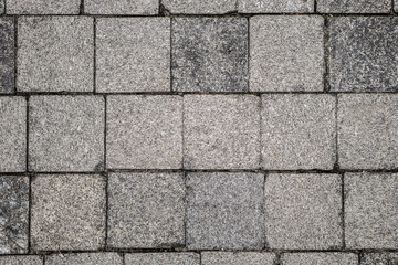 granite square pavement tiles