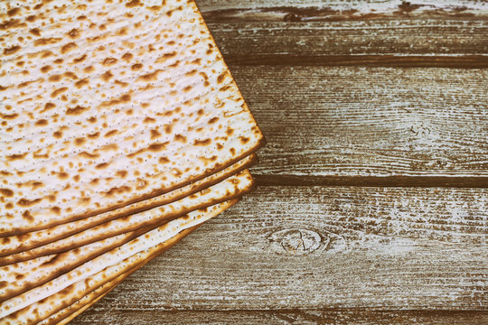 Matza bread for passover celebration