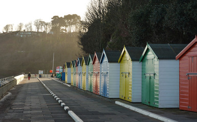 Naklejka premium Beach huts