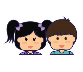 cute little kids couple