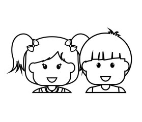 cute little kids couple
