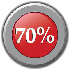 70 percent icon