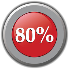 80 percent icon
