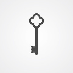Key vector icon sign symbol