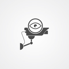 Security camera vector icon sign symbol