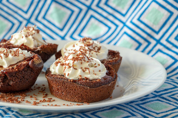 Chocolate cup cake with icing