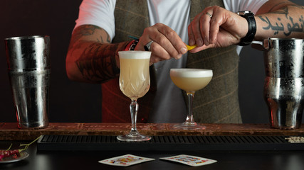 cocktail preparation