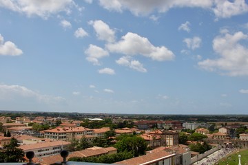 Naklejka premium Tower of Pisa, Italy