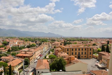 Obraz premium View from Tower of Pisa, Italy