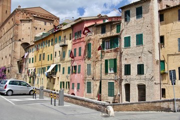 Fototapeta na wymiar Streets of Siena, Italy