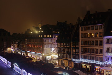 Fototapeta premium Wainting Christmas in Strasbourg, in December