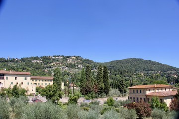 Fototapeta na wymiar Hills around Florence, Italy
