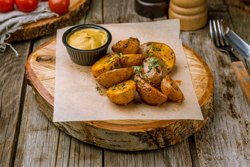 baked mini potatoes