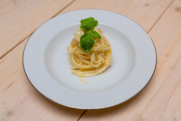 Pasta with Ricotta and Basil
