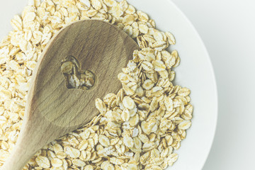 Gerste - Flocken, als Basis für ein gesundes Müsli.