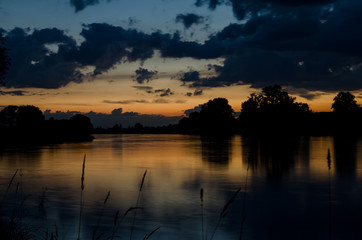 Sonnenuntergang in Dresden