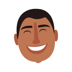 Young man smiling