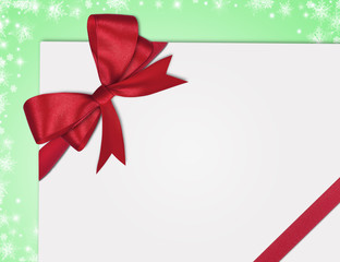 Schleife für Weihnachten