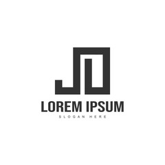 Initial letter logo template. Minimalist letter logo template