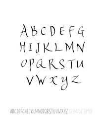 벡터 문자 / 손으로 쓴 글씨체