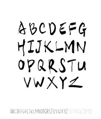 벡터 문자 / 손으로 쓴 글씨체