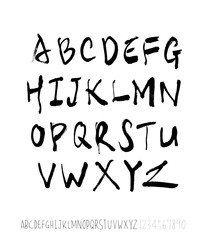 벡터 문자 / 손으로 쓴 글씨체