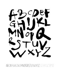 벡터 문자 / 손으로 쓴 글씨체