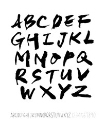 벡터 문자 / 손으로 쓴 글씨체