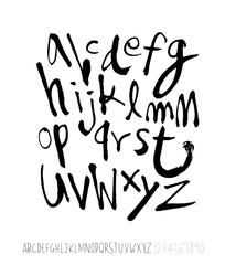 벡터 문자 / 손으로 쓴 글씨체