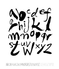 벡터 문자 / 손으로 쓴 글씨체