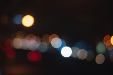 abstract light blur bokeh background celebration merry christmas and happy new year holiday.