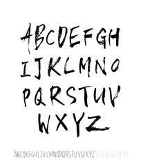 벡터 문자 / 손으로 쓴 글씨체