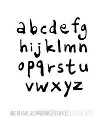 벡터 문자 / 손으로 쓴 글씨체