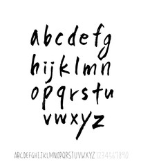 벡터 문자 / 손으로 쓴 글씨체